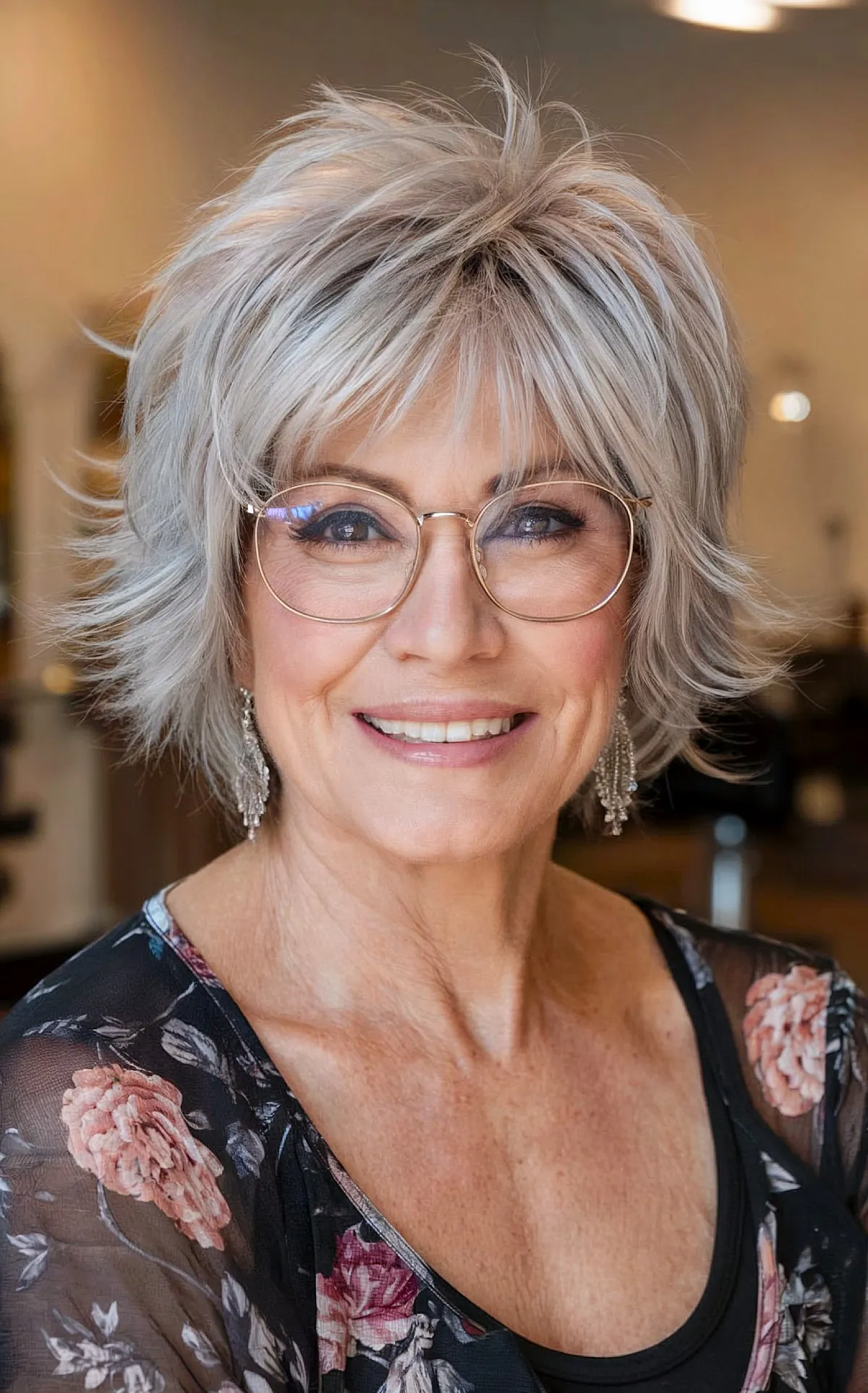 11 Wash and Wear Hairstyles for Older Women That Save Time and Look Polished