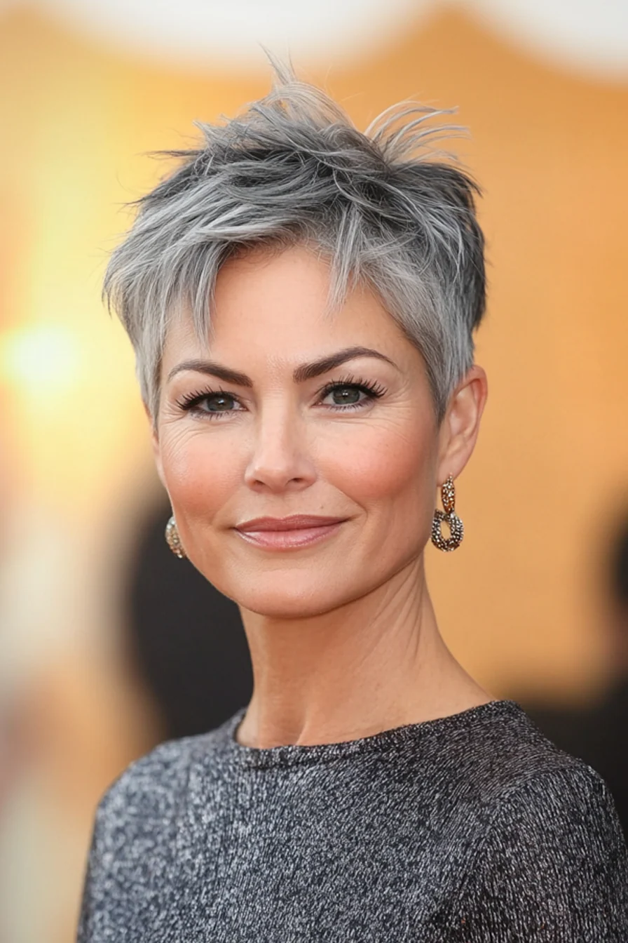17 Funky Short Hair for Older Women That Prove Attitude Has No Expiration Date