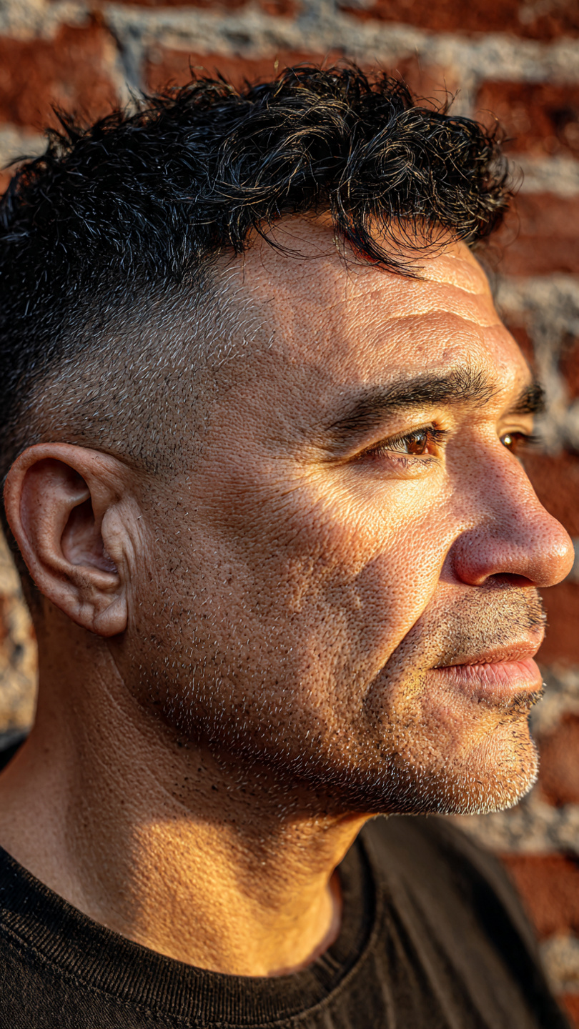 15 Men’s Haircuts for Round Face Over 50 That Add Definition and Structure