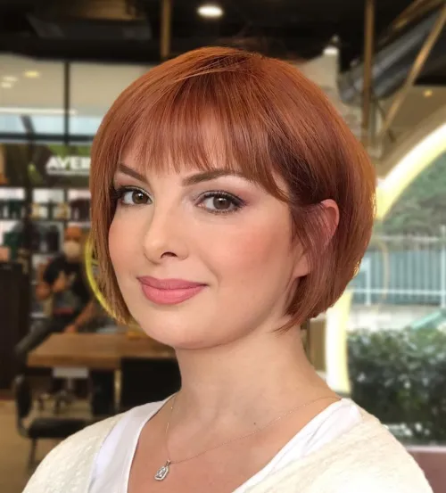17 Bob Haircuts for Round Faces That Add Length, Balance, and Attitude