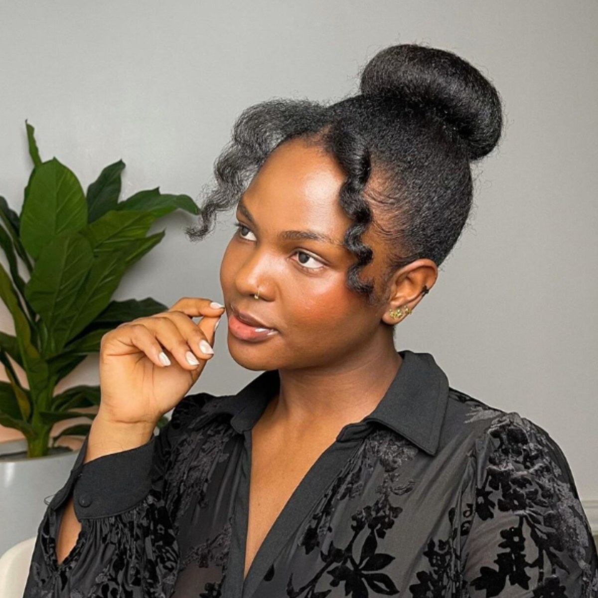 Natural Curly Updo Hairstyles: 11 Protective Elegant Styles