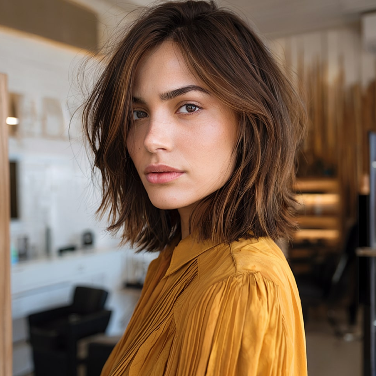 Mid Length Textured Lob Haircut: 11 Movement-Filled Shoulder-Length Cuts